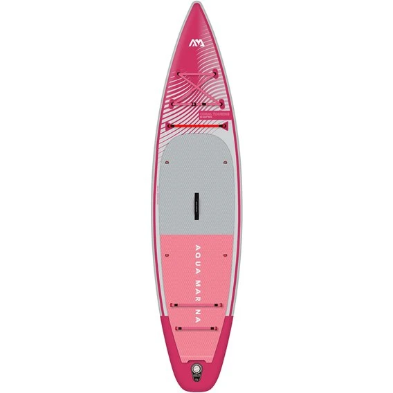 Aqua Marina Coral Touring 11.6 SUP Komplett Set Ausblasbares Stand Up Paddle Board Raspberry - Image 3