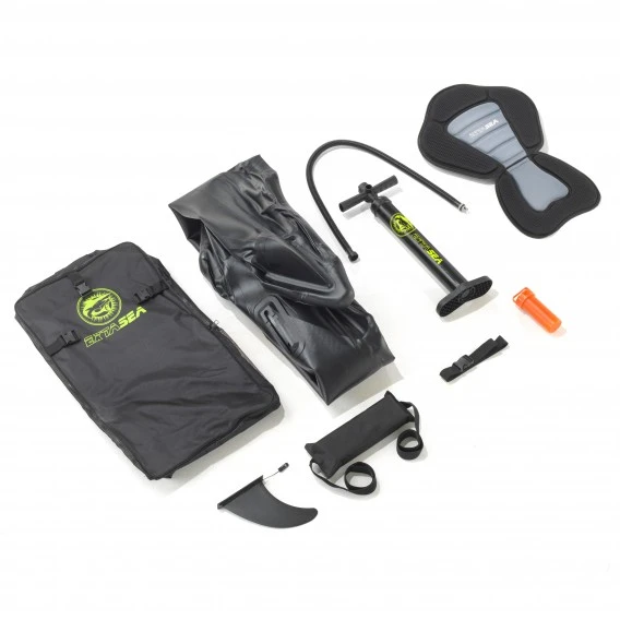 ExtaSea Race 285 1er Kajak Aufblasbar Drop-Stitch Schlauchboot Kajak Rot - Image 2