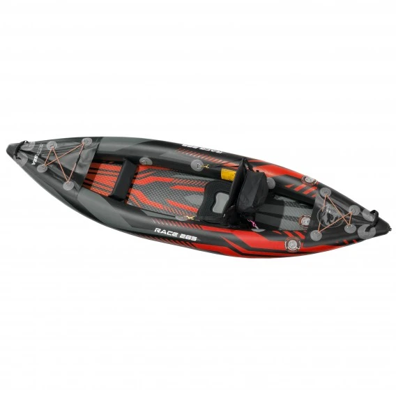 ExtaSea Race 285 1er Kajak Aufblasbar Drop-Stitch Schlauchboot Kajak Rot - Image 4