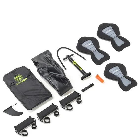 Extasea Race 470 3er Drop-Stitch Kajak Aufblasbar Luftboot Schlauchboot Blau - Image 5