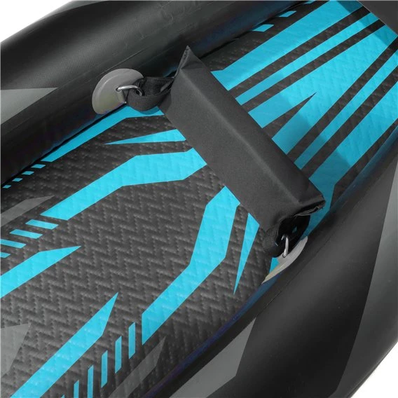 Extasea Race 470 3er Drop-Stitch Kajak Aufblasbar Luftboot Schlauchboot Blau - Image 6