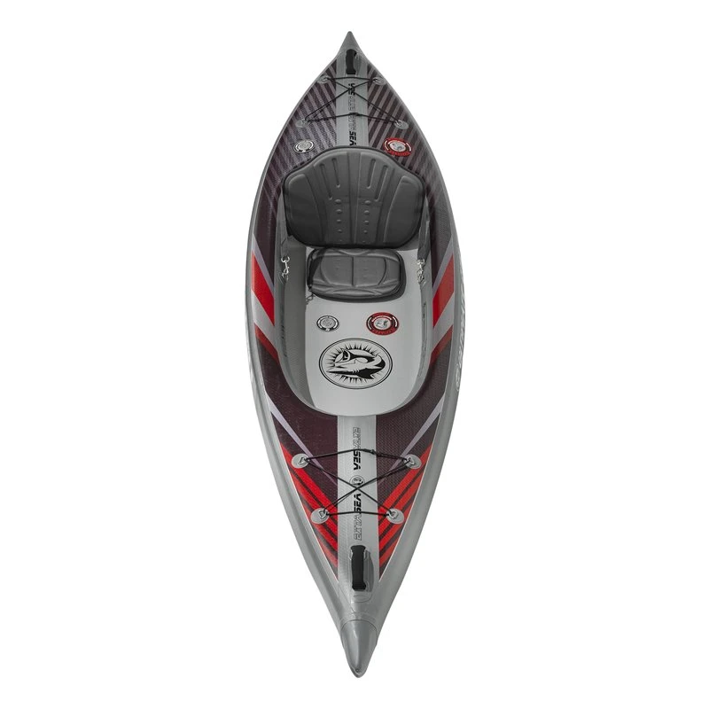 Extasea Ultimate One S Full Drop-Stitch 1 Personen Kajak Aufblasbar Hochdruck Kajak Red - Image 5